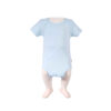 Solid Color Short-Sleeve Baby Onesies Bodysuit