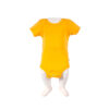 Solid Color Short-Sleeve Baby Onesies Bodysuit