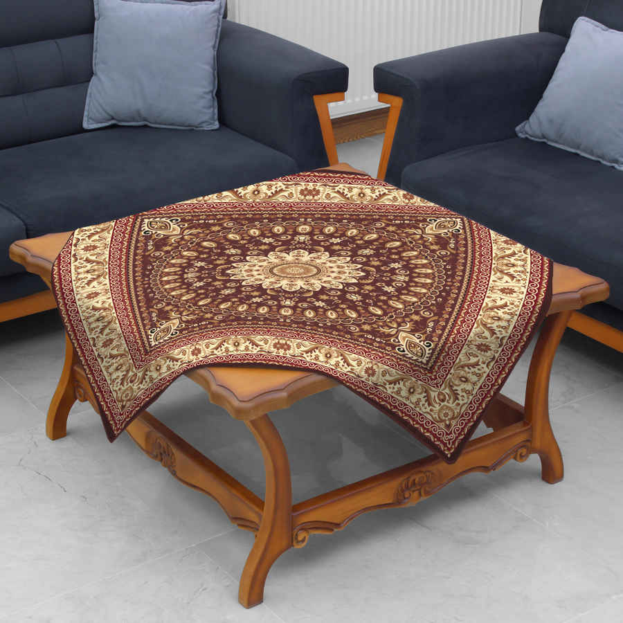 Velvet Tablecloth Persian Elegance Inspired Design Fatima