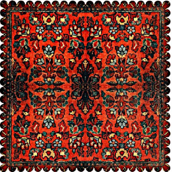 Velvet Tablecloth Persian Elegance Inspired Design Gelim