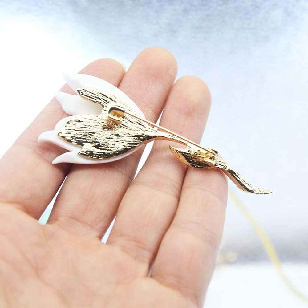 Flower Brooch Pin – Steel Laleh Model