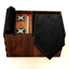 Men's Tie, Handkerchief & Cufflinks Neckwear Set - Luxurious Paisley