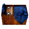 Men's Tie, Handkerchief & Cufflinks Neckwear Set - Luxurious Paisley
