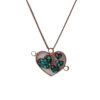 Copper Necklace for Women Artistic Heart