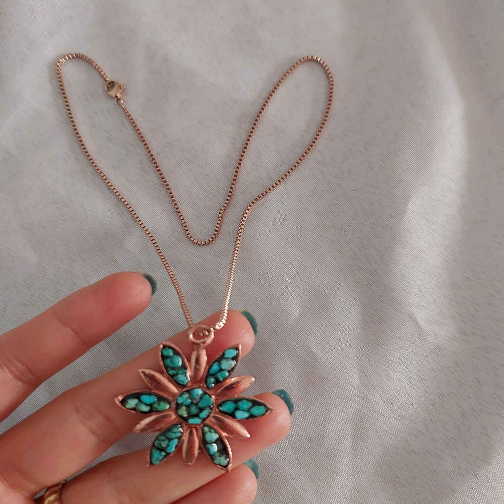 Copper Necklace for Women Artistic Setareh