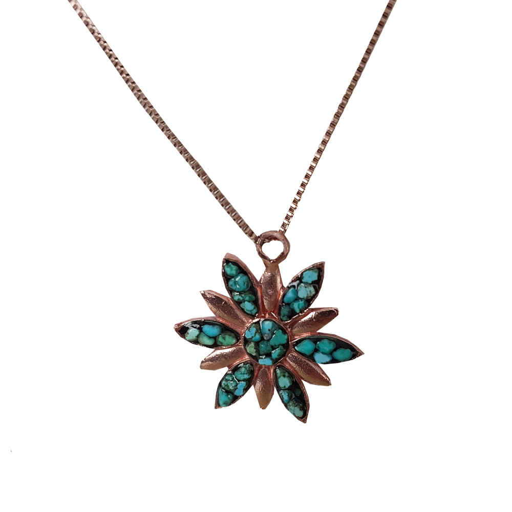 Copper Necklace for Women Artistic Setareh