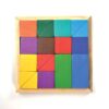 Square Wooden Brain Teaser Puzzle – Classic Geometric Challenge