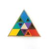 Triangle Wooden Brain Teaser Puzzle – Engaging Geometric Challenge