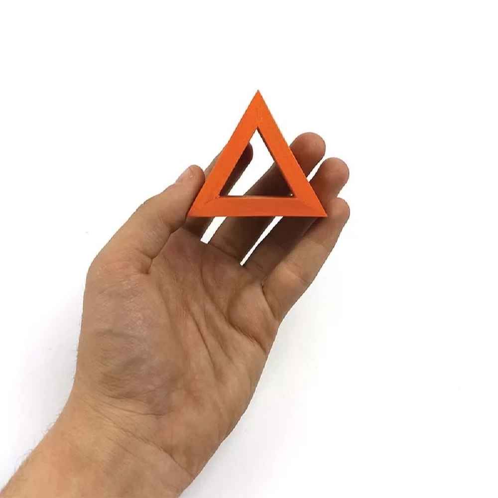 Triangle Wooden Brain Teaser Puzzle – Engaging Geometric Challenge