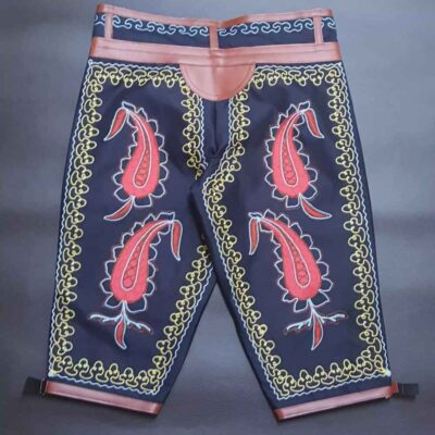 Zoorkhaneh Athletic 3/4 Pant with Natural Goat Leather