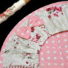 10 Piece Pink Floral Kitchen Apron Set Model Fama