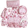15 Piece Floral Kitchen Apron Set Model Reyhan