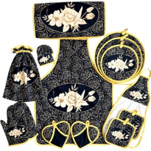 15 Piece Floral Kitchen Linen Set Model Simin