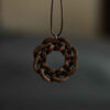 Wooden Necklace Handcrafted with Artistic Style Marpich