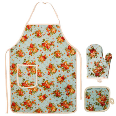 3 Piece Kitchen Apron Set Model Raaz