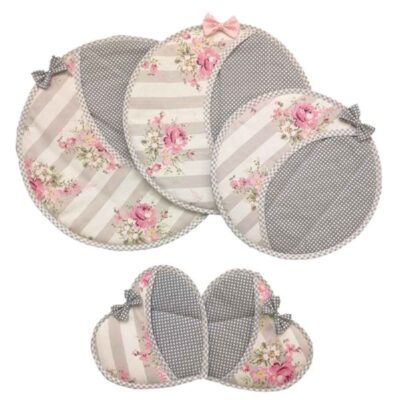 Damkoni – Persian Rice Bonnet 5-Piece Floral Steam Catcher Set Model Dayan
