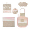 8 Piece Kitchen Apron Set Model Bahareh