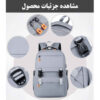 Black 15.6 Inch Laptop Backpack Model Amika