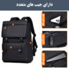 Black 15.6 Inch Laptop Backpack Model Rayka
