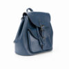 Blue Leather Women's Backpack - Model Gelareh