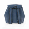 Blue Leather Women's Backpack - Model Gelareh