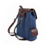 Blue Canvas Women's Backpack - Model Leila