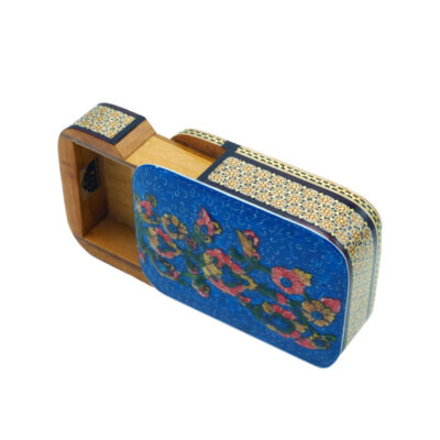 Handcrafted Wooden Jewelry Box with Persian-Inspired Pattern – Darya
