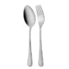 Bordered Spoon and Fork Flatware Set of 12