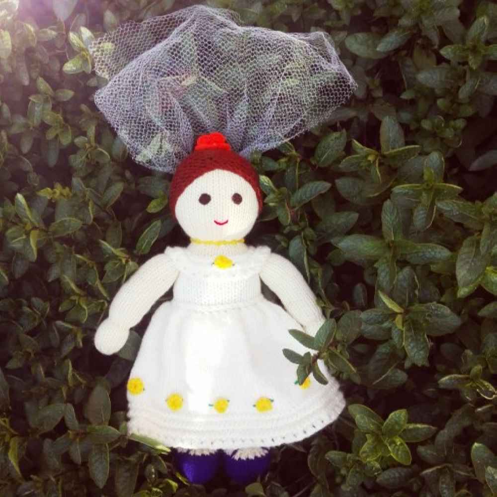 Amigurumi Handmade Crochet Stuffed Doll – Bride | Soft Plush Toy