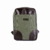 Brown Canvas Women's Backpack - Model Saad