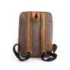 Brown Canvas Women's Backpack - Model Saad