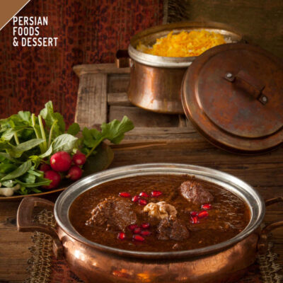 Khoresh Fesenjan – Persian Pomegranate & Walnut Stew, Canned (Pack of 5)