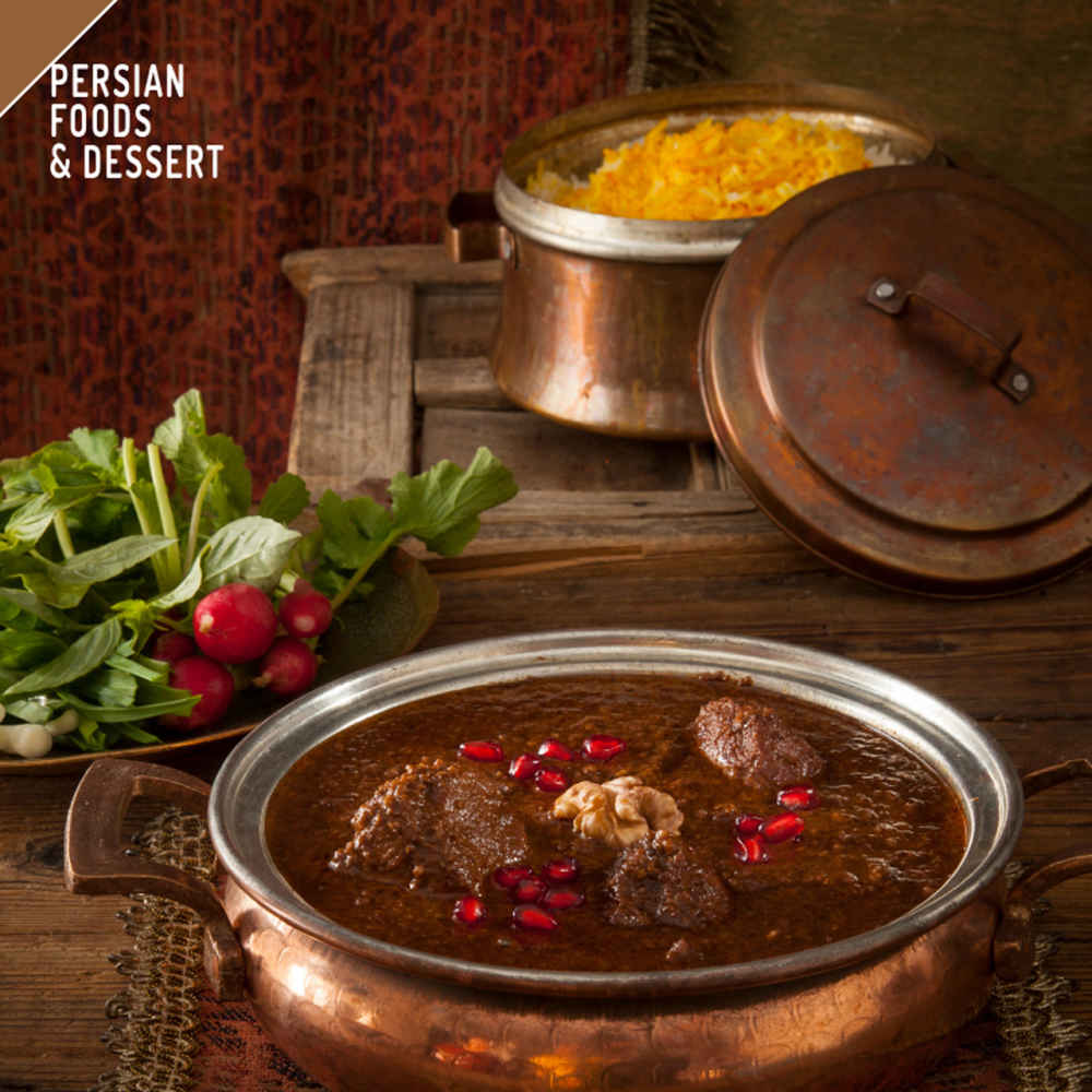 Khoresh Fesenjan – Persian Pomegranate & Walnut Stew, Canned (Pack of 5)