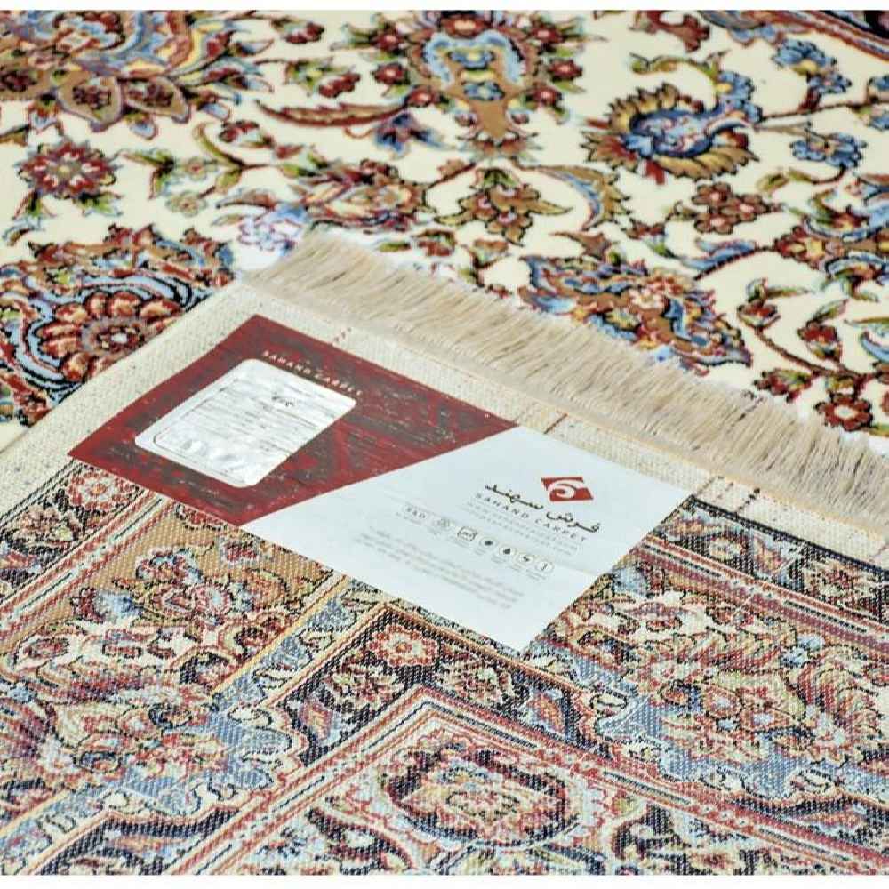 Islamic Prayer Rug HandKnotted Persian Rug for Salah Model Floral