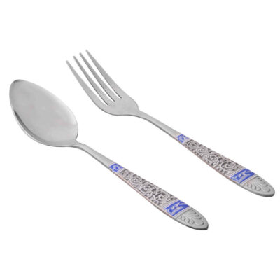 Spoon and Fork Flatware Set Dishwasher Safe – Set of 12