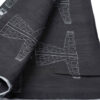 Printed Shawl for Women Double Sided Artistic Gray