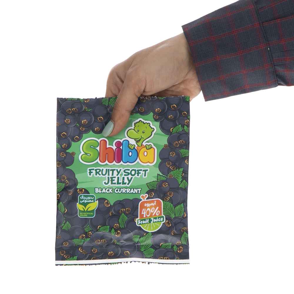 Halal Gummy Candy – Soft Jelly Gummies with Black Currant Flavor – Shiba (30-Pack)