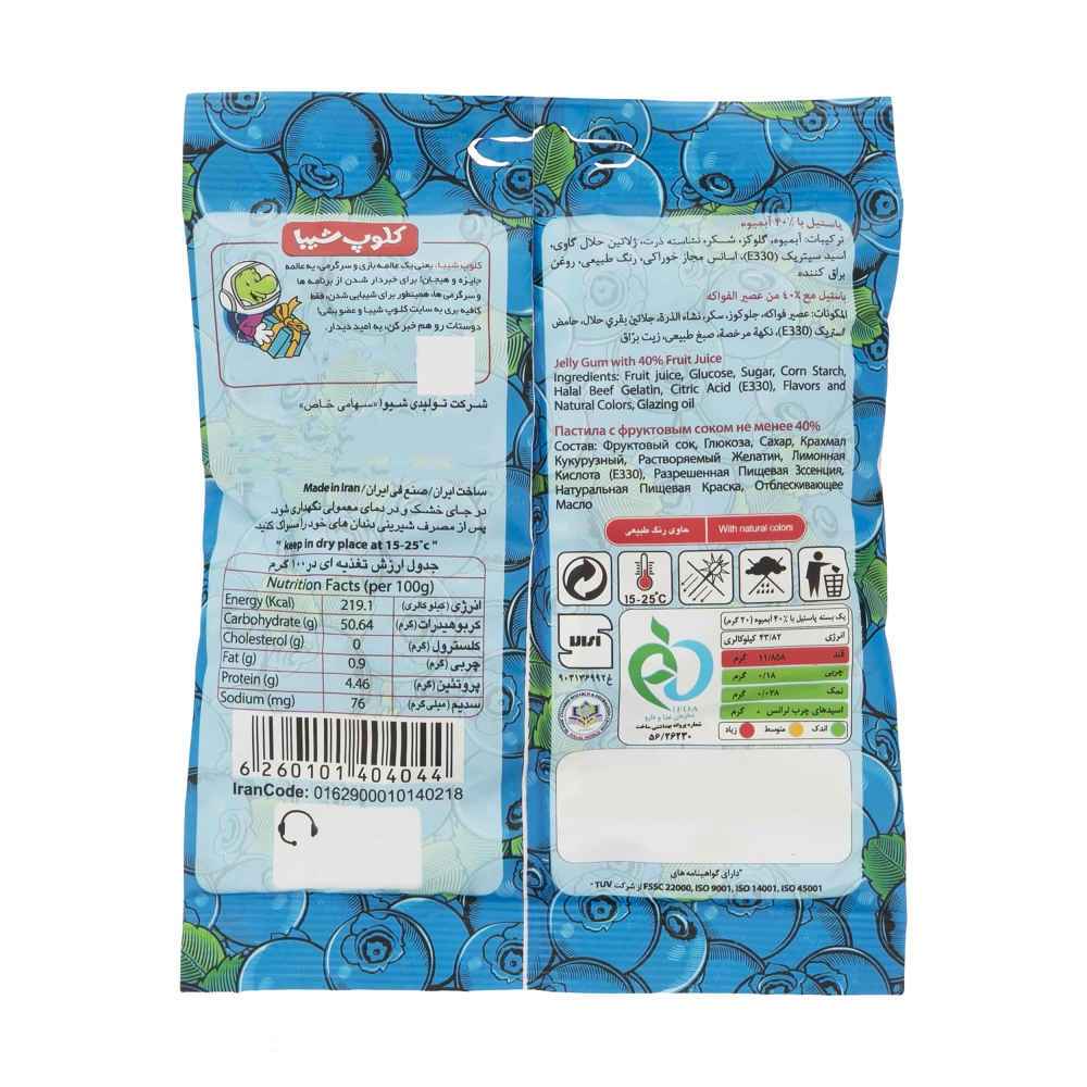 Halal Gummy Candy – Soft Jelly Gummies with Blueberry Flavor – Shiba (30-Pack)