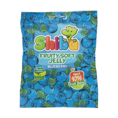 Halal Gummy Candy – Soft Jelly Gummies with Blueberry Flavor – Shiba (30-Pack)