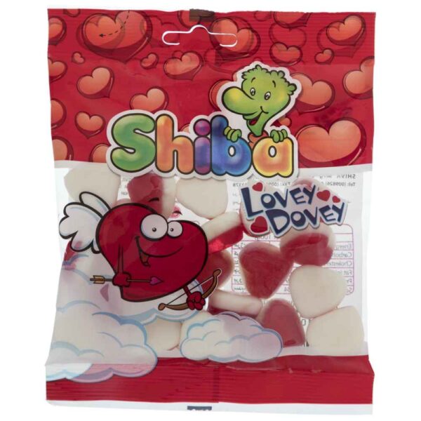 Halal Gummy Candy - Soft Jelly Gummies with Lovey Dovey Fruit Flavor - Shiba (30-Pack)