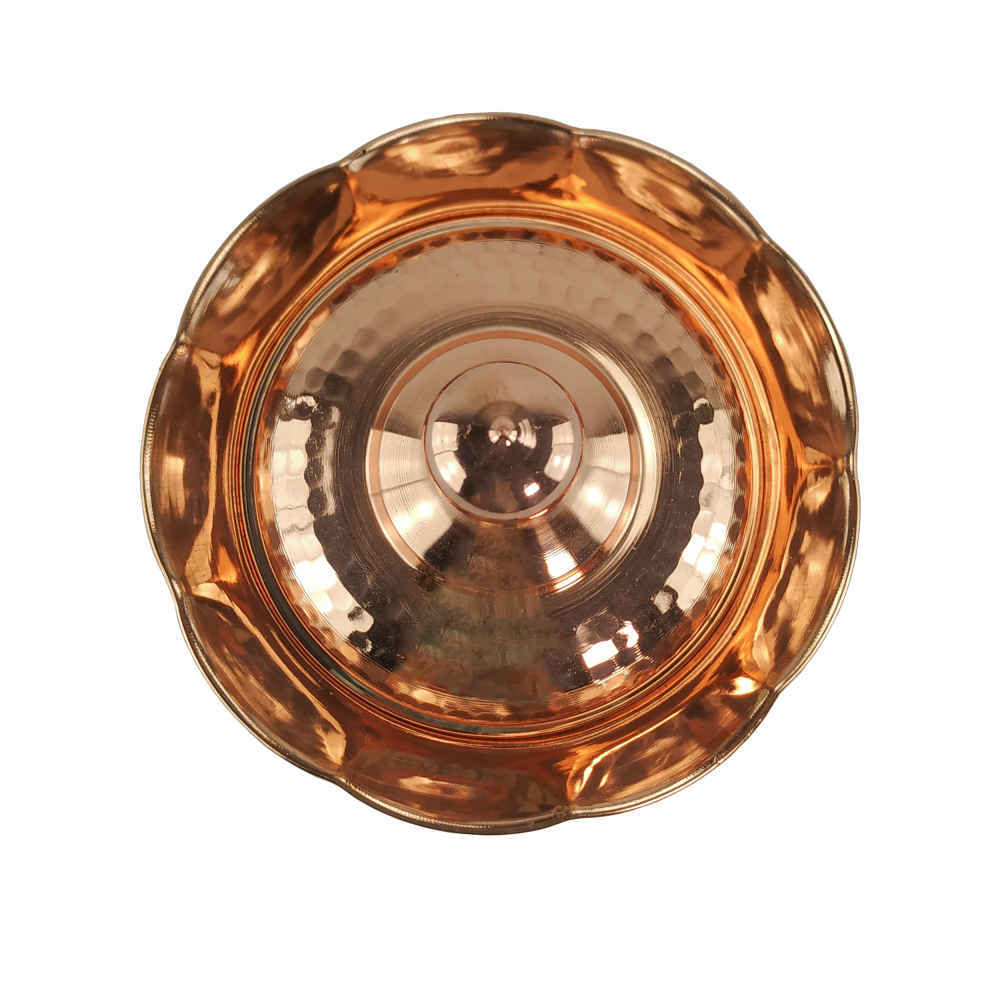 Handcrafted Copper Storage Jar – Ideal for Kitchen Organization – Hammered