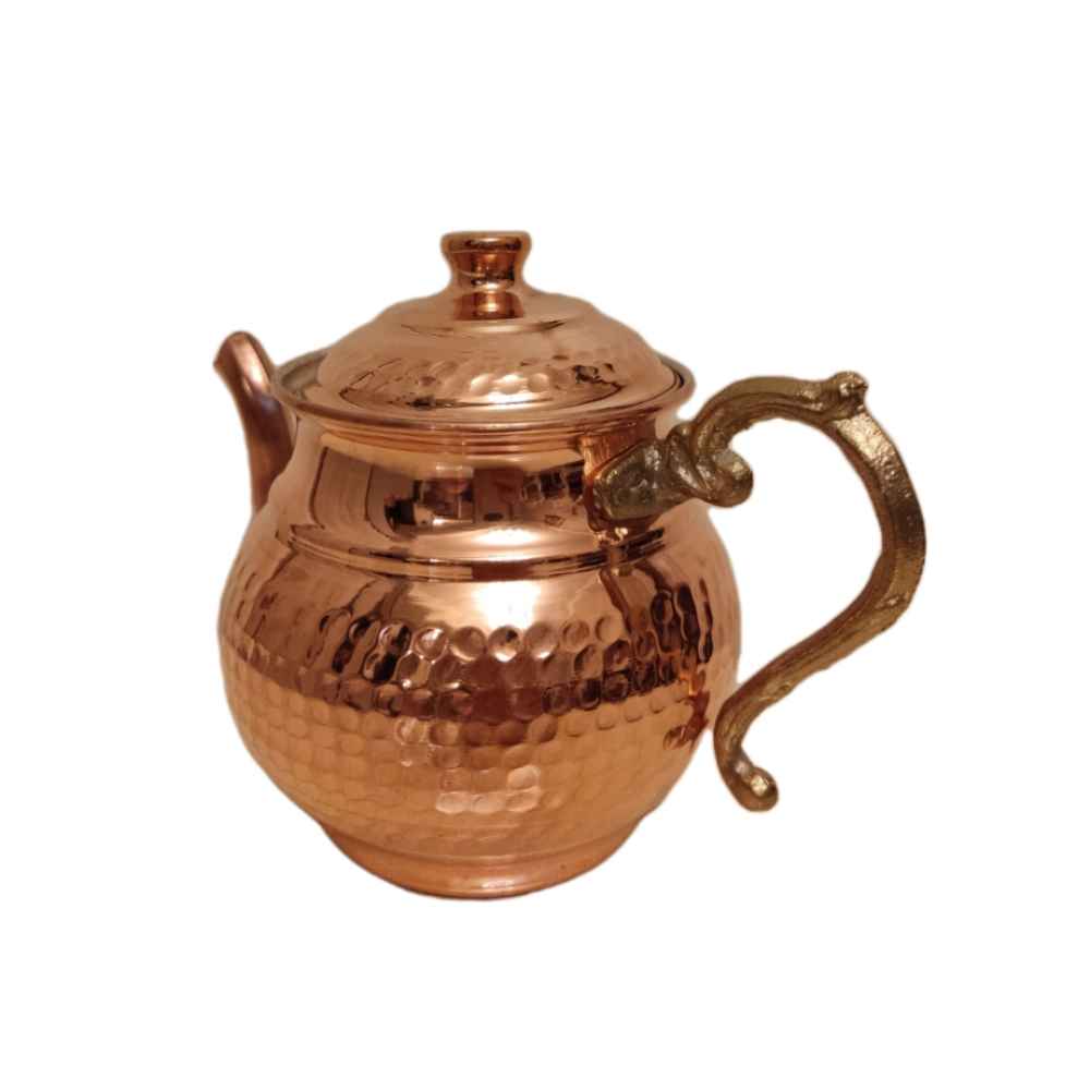 Persian Copper Teapot Handcrafted and Hammered Bahram