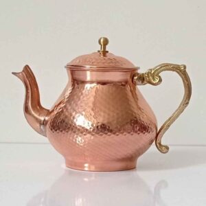 Hammered Copper Teapot Model Borna