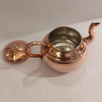 Persian Copper Teapot Handcrafted and Hammered Mahan