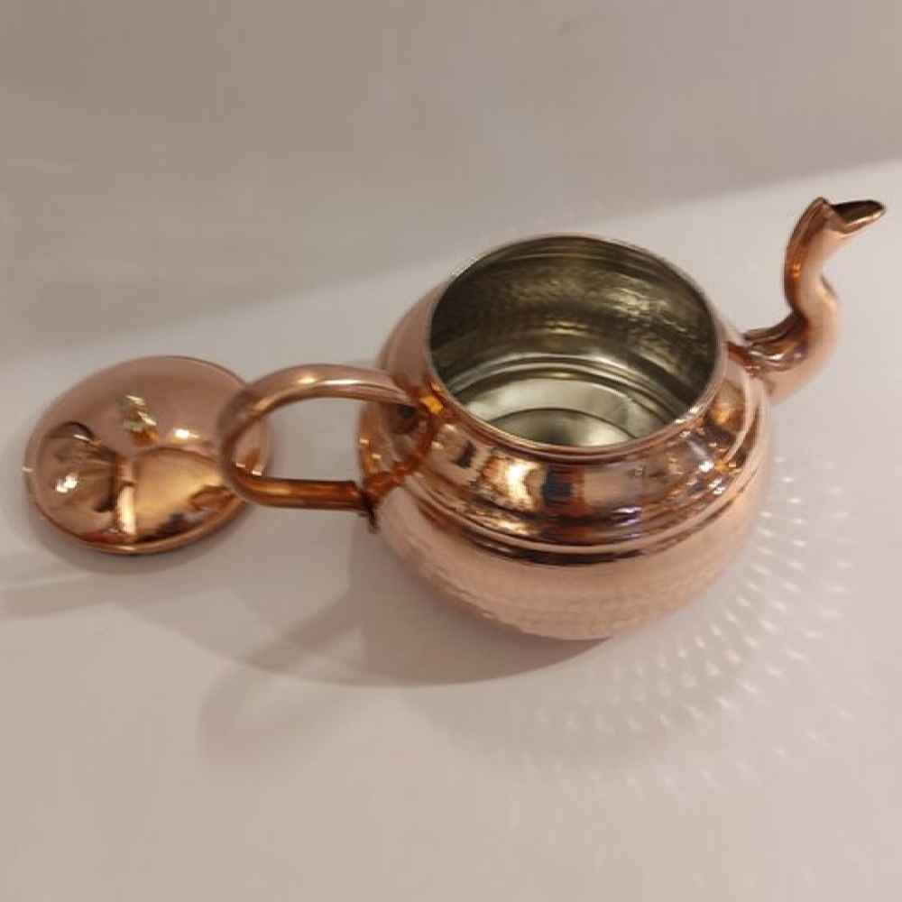 Persian Copper Teapot Handcrafted and Hammered Mahan