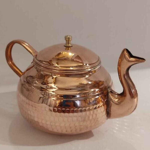 Persian Copper Teapot Handcrafted and Hammered Mahan