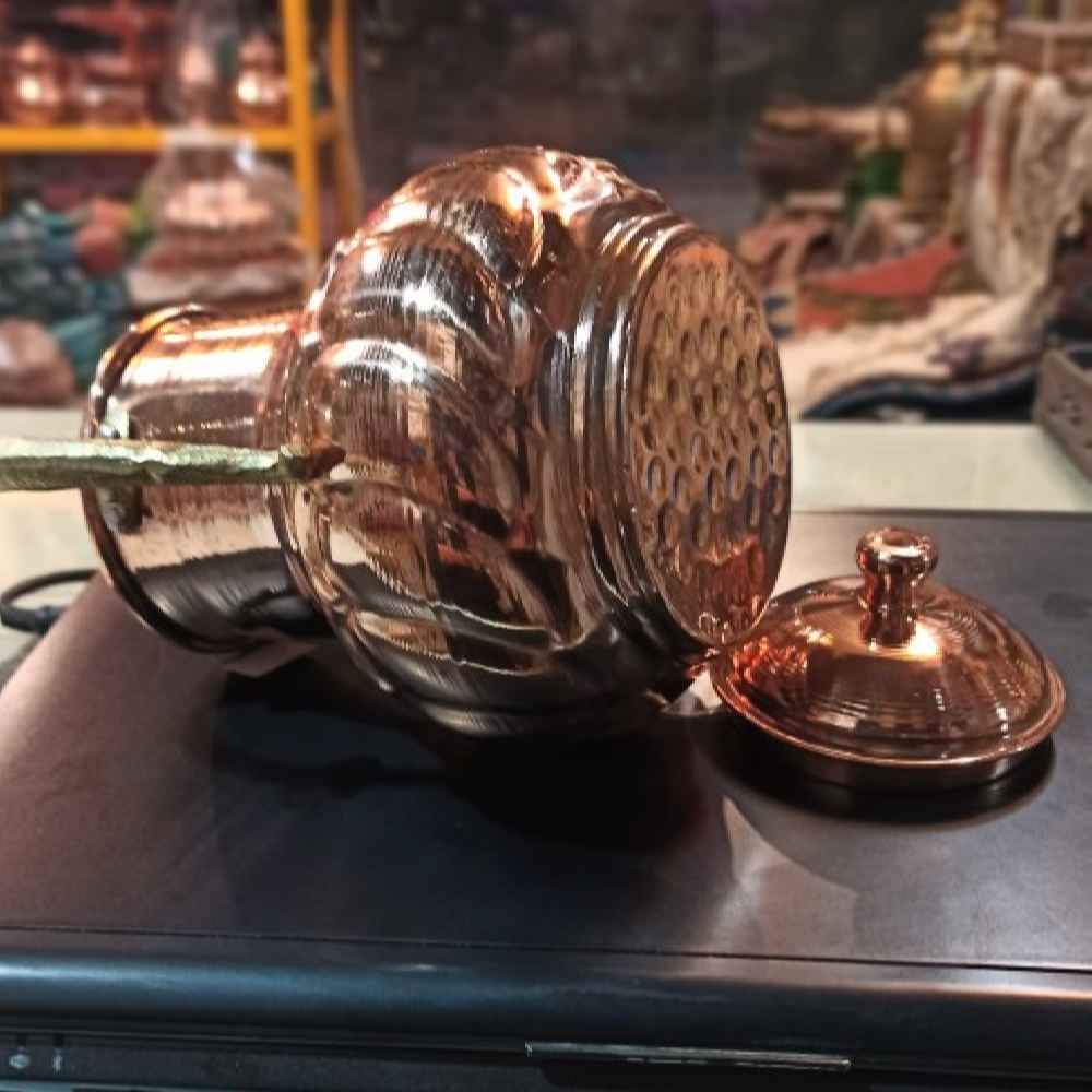 Persian Copper Teapot Handcrafted and Hammered Yuna