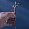 Wooden Hair Stick Handcrafted Matter Horn Design Large Size