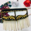 Handcrafted Embroidered Battoulah Mask - Gulf Burqa Asa Model
