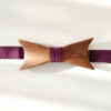 Handcrafted Wooden Bow Tie - Elegant Sepehr Model